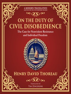 cover image of On the Duty of Civil Disobedience